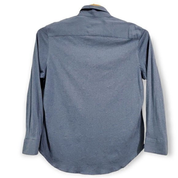 Joseph Abboud Slim Fit Men's XL 100% Cotton Shirt w/ Flip Cuffs "Just One Earth" - Picture 4 of 5